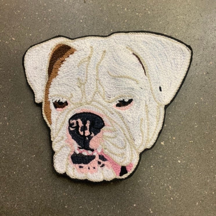 Custom Chainstitch Embroidered Pet Patch/ Custom Pet Embroidery