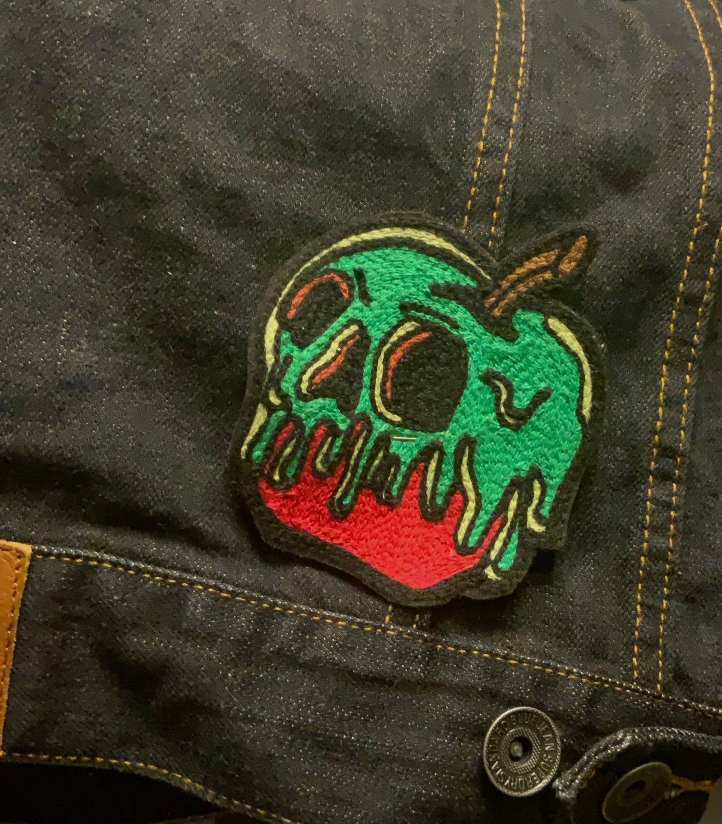 Poison Apple Chainstitch Patch